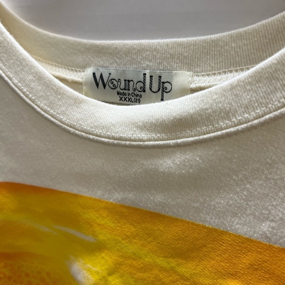 Wound Up Cream and Yellow Crewneck Sweater - Picture 4 of 6